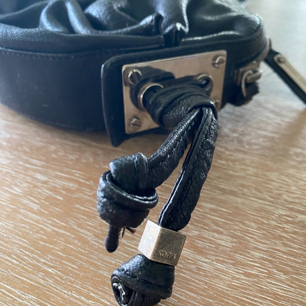 Michael Kors Rehearsal Black Leather Bag - Picture 6 of 10